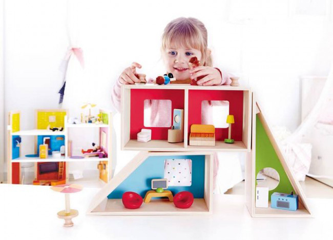 hape design poppenhuis oh yeah baby