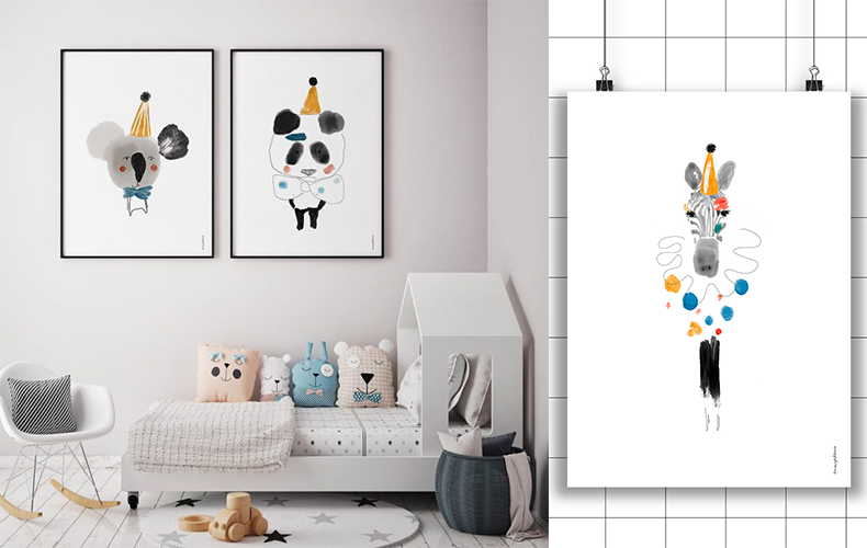Kleurrijke posters voor de kinderkamer!