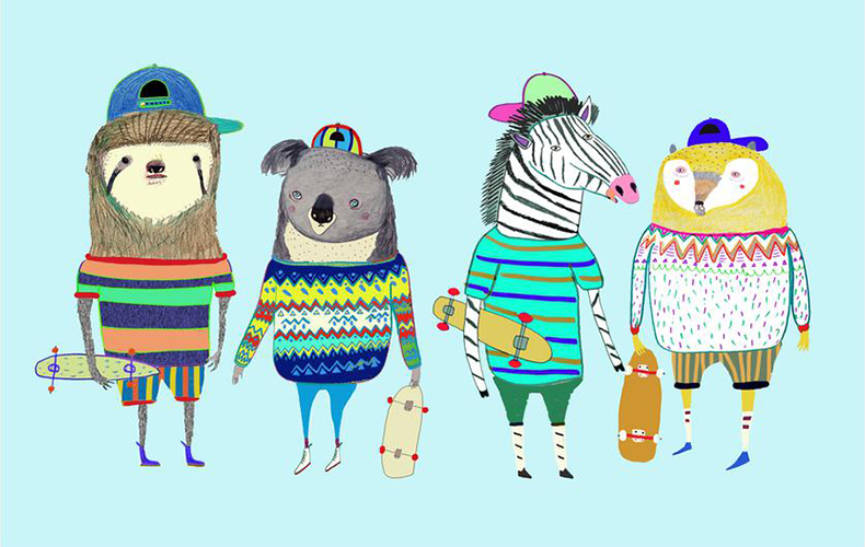 Stoere dierenposters voor stoere kleuters!