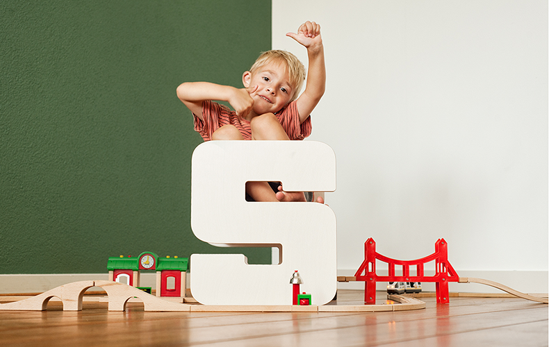Qboo lettermeubels voor kids