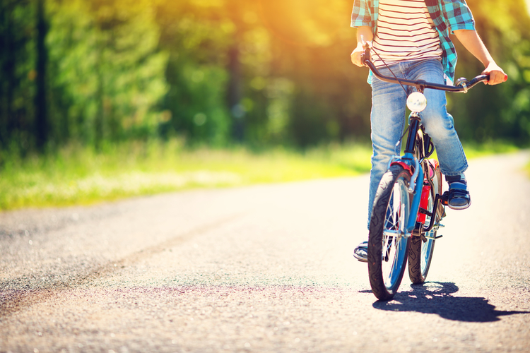 fietsen naar school