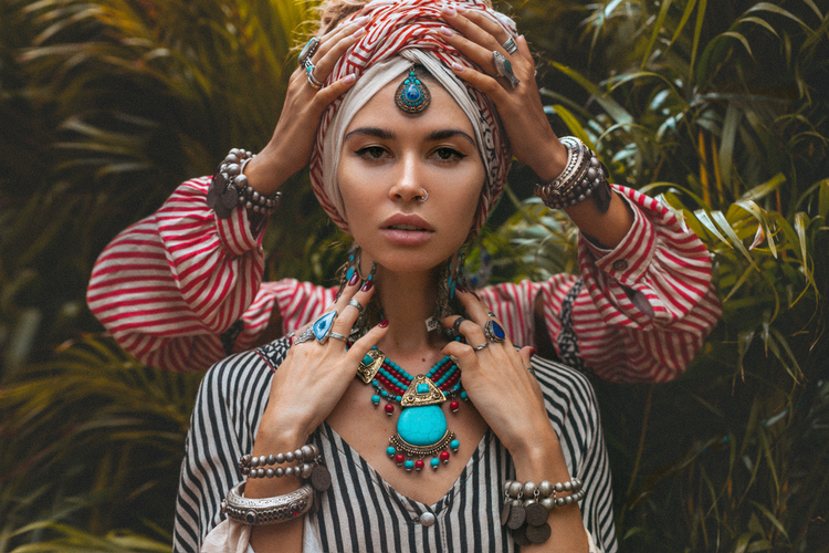 stijl turban beauty jewelry